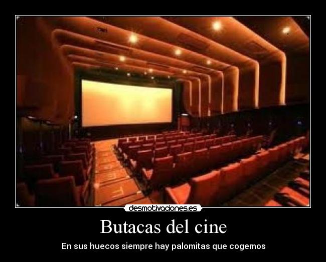Butacas del cine -