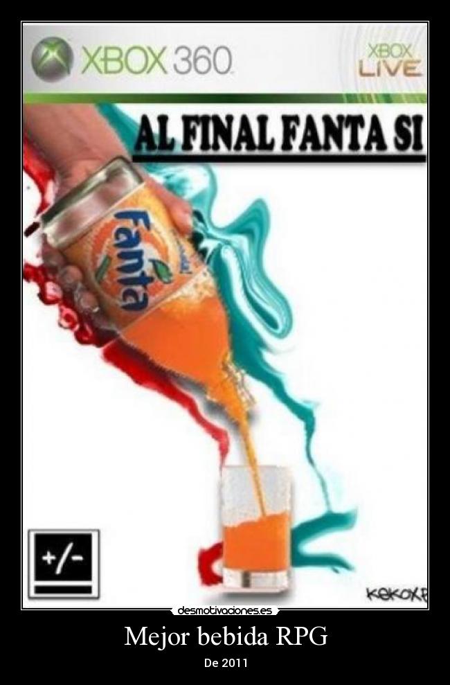 carteles fanta final fantasy desmotivaciones