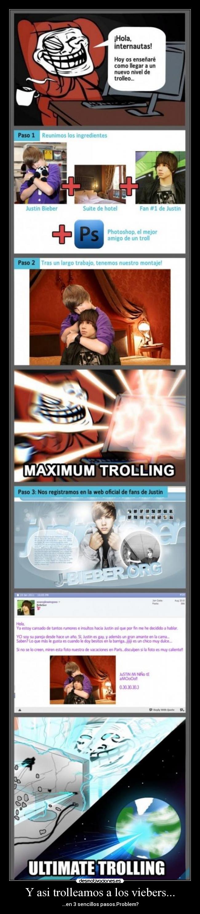 Y asi trolleamos a los viebers... -