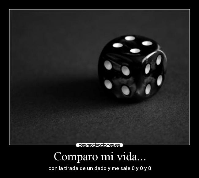 carteles vida dado comparo odio desmotivaciones