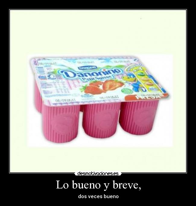Lo bueno y breve, - dos veces bueno