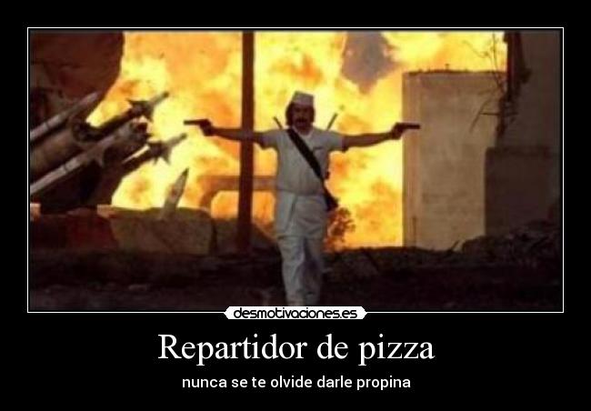 Repartidor de pizza - 