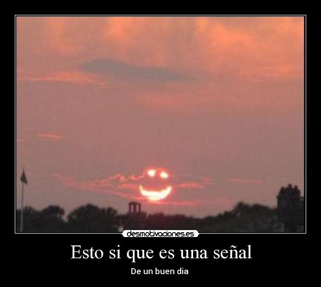 Esto si que es una señal -