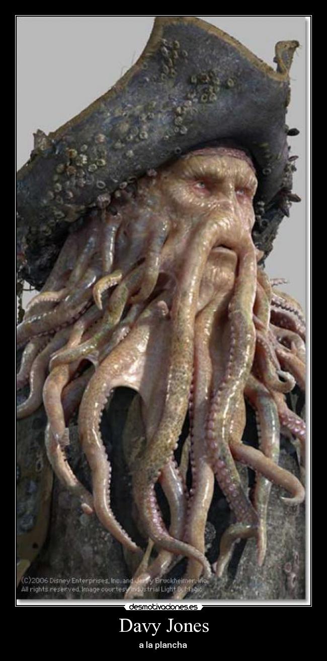Davy Jones - a la plancha