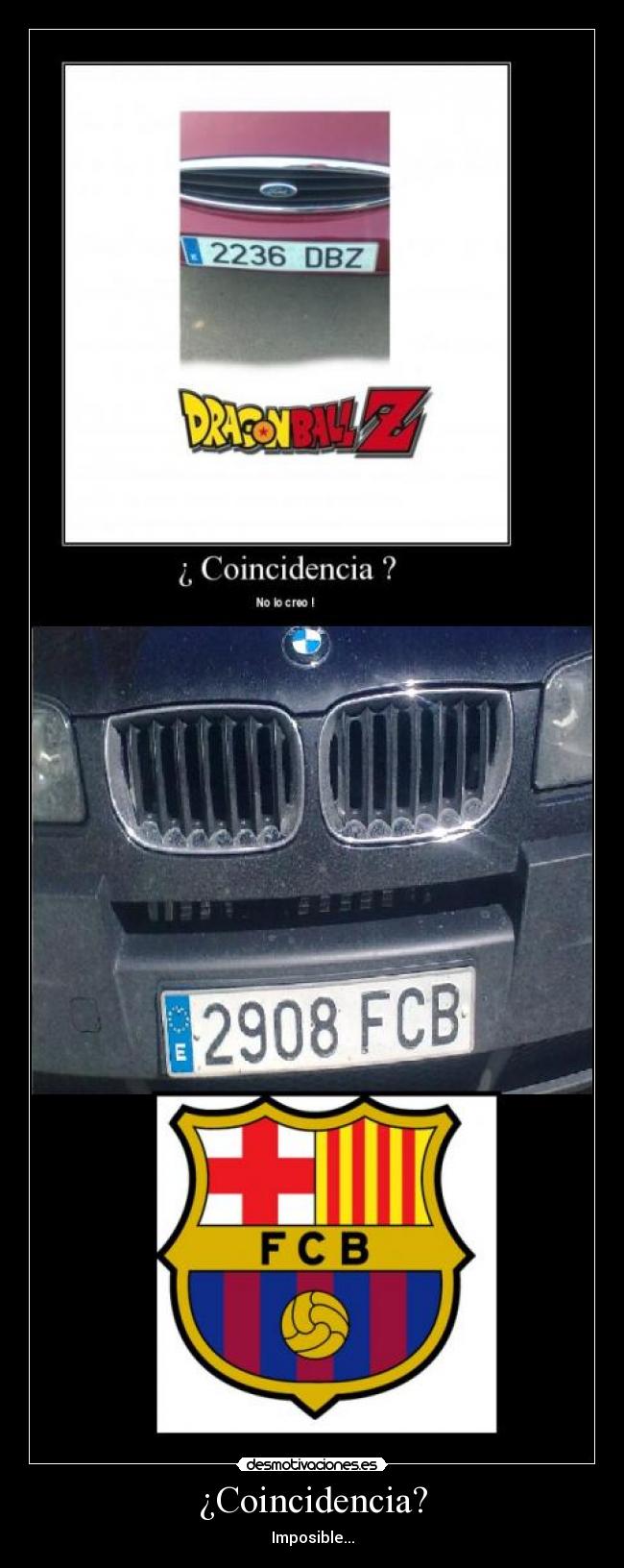 ¿Coincidencia? -