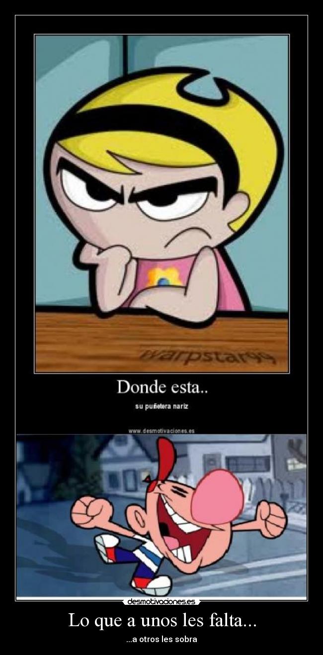 Lo que a unos les falta... - ...a otros les sobra