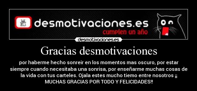 Gracias desmotivaciones -