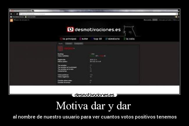Motiva dar y dar  - 