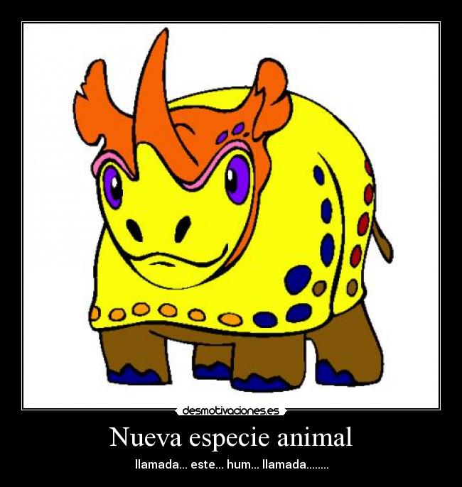 Nueva especie animal -