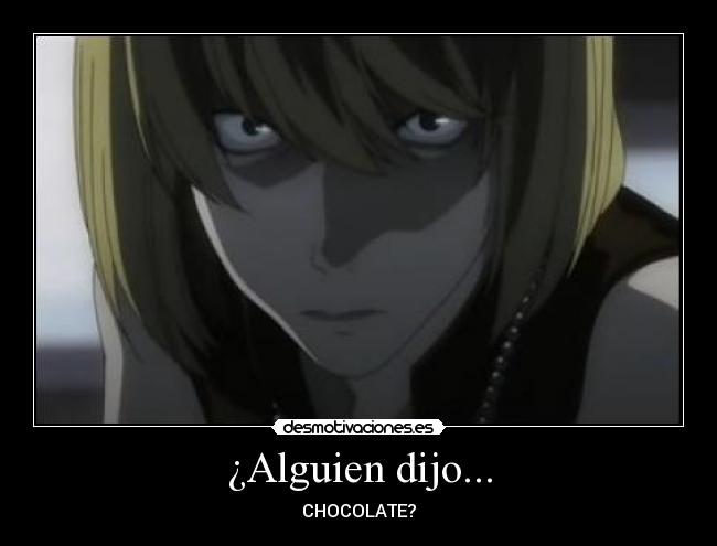 ¿Alguien dijo... - CHOCOLATE?