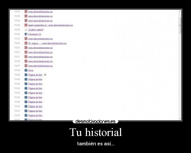 Tu historial -