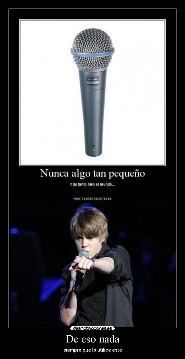 De eso nada -
