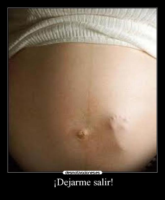¡Dejarme salir! -
