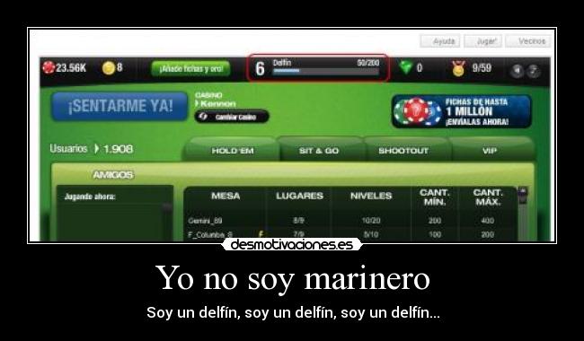 Yo no soy marinero - Soy un delfín, soy un delfín, soy un delfín...