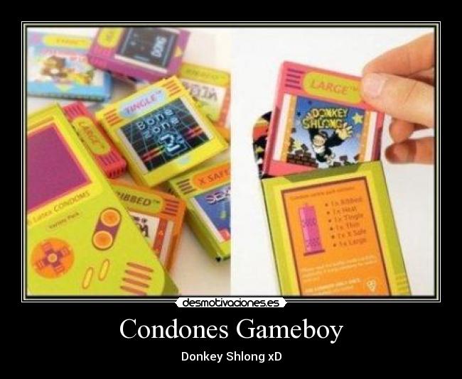 Condones Gameboy - 
