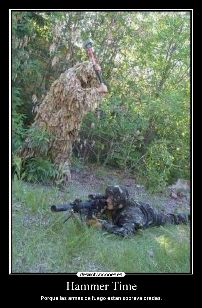 Hammer Time - Porque las armas de fuego estan sobrevaloradas.