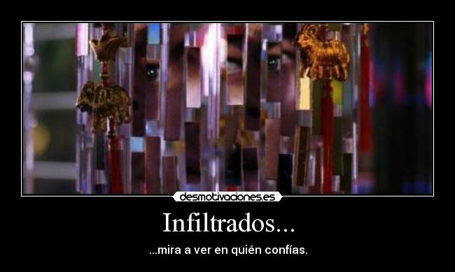 carteles infiltrado desmotivaciones