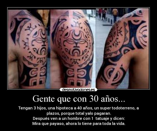 Gente que con 30 años... - 