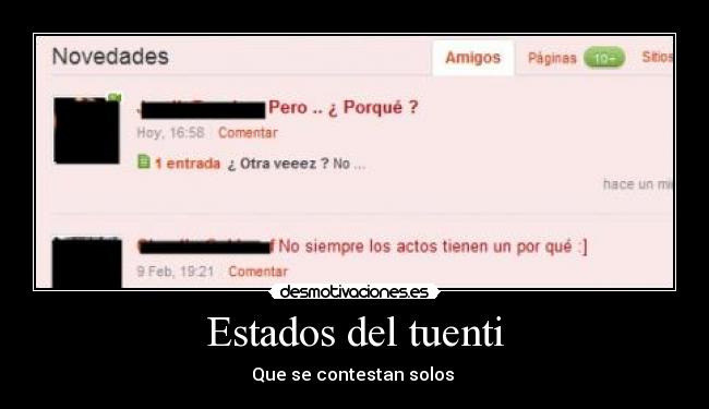 Estados del tuenti -