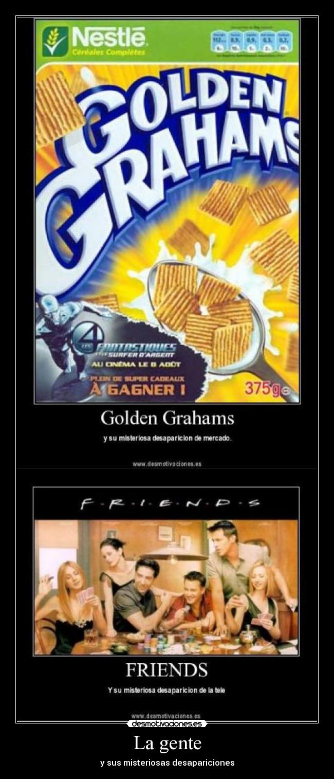 La gente - y sus misteriosas desapariciones