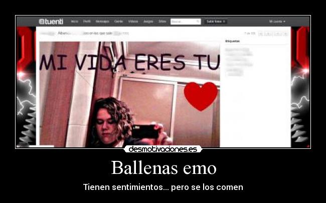 Ballenas emo - Tienen sentimientos... pero se los comen
