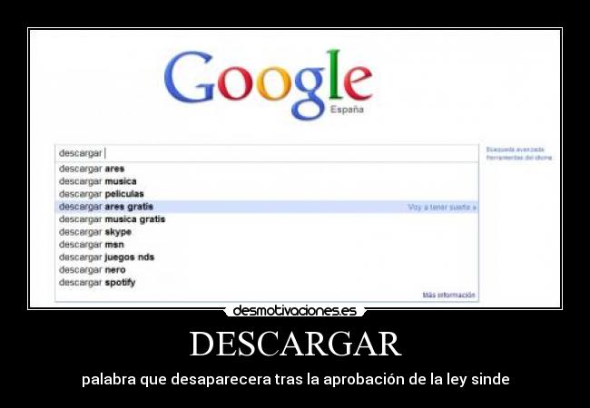 DESCARGAR - palabra que desaparecera tras la aprobación de la ley sinde