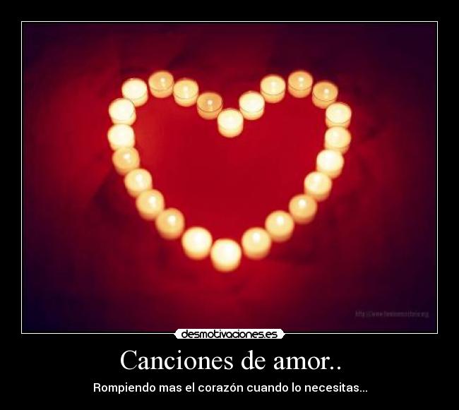 Canciones de amor.. - 