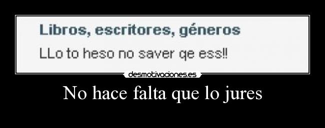 carteles leer faltas perfil tuenti desmotivaciones