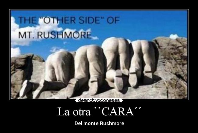 La otra ``CARA´´ - Del monte Rushmore