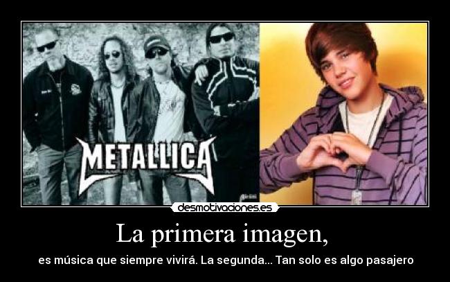 La primera imagen, -