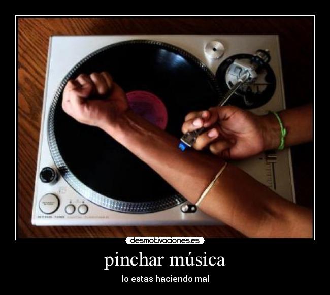 pinchar música - lo estas haciendo mal