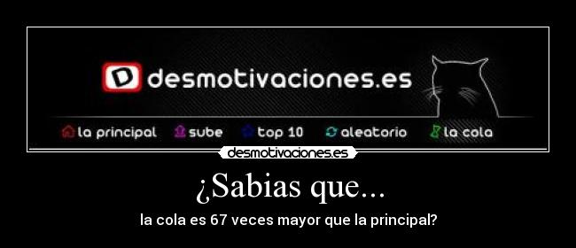 ¿Sabias que... -