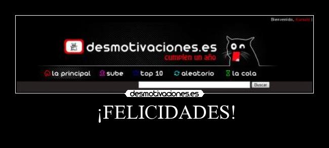 ¡FELICIDADES! -