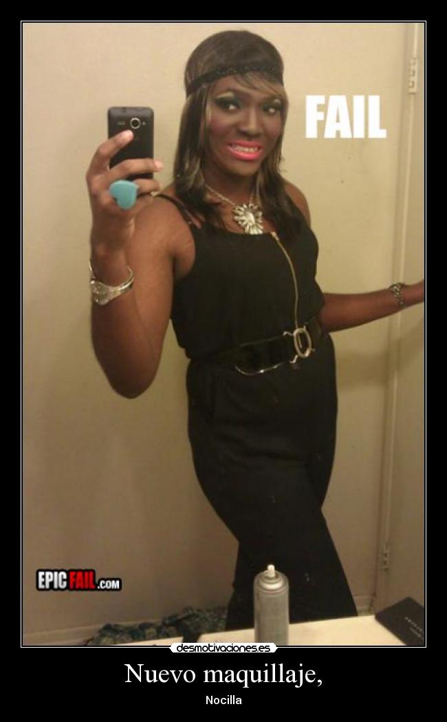 Nuevo maquillaje, -