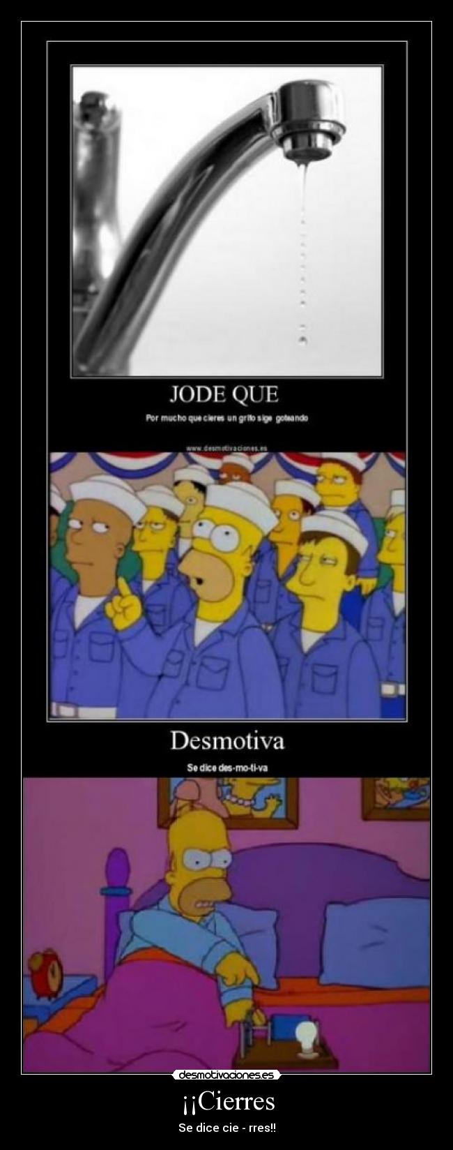 ¡¡Cierres - Se dice cie - rres!!