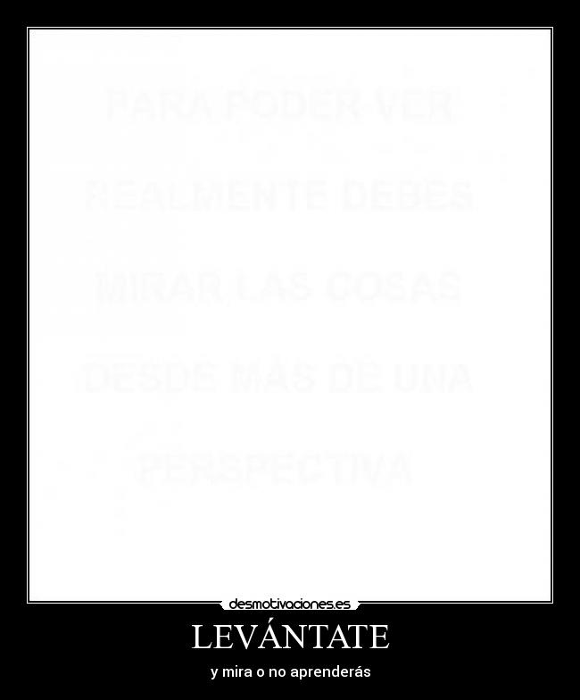 LEVÁNTATE -