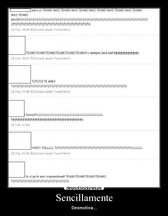 Sencillamente - Desmotiva....