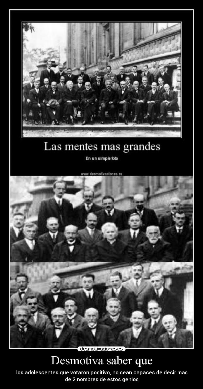 Desmotiva saber que - 