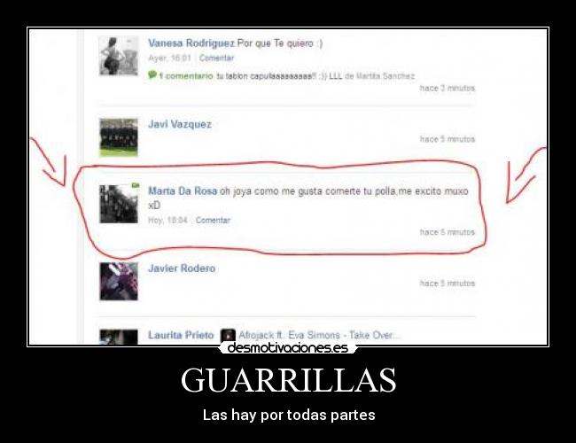 GUARRILLAS - Las hay por todas partes