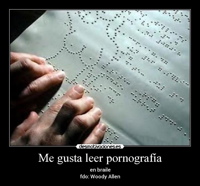 Me gusta leer pornografía - 