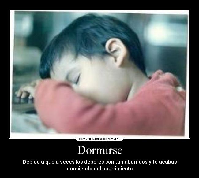 Dormirse -