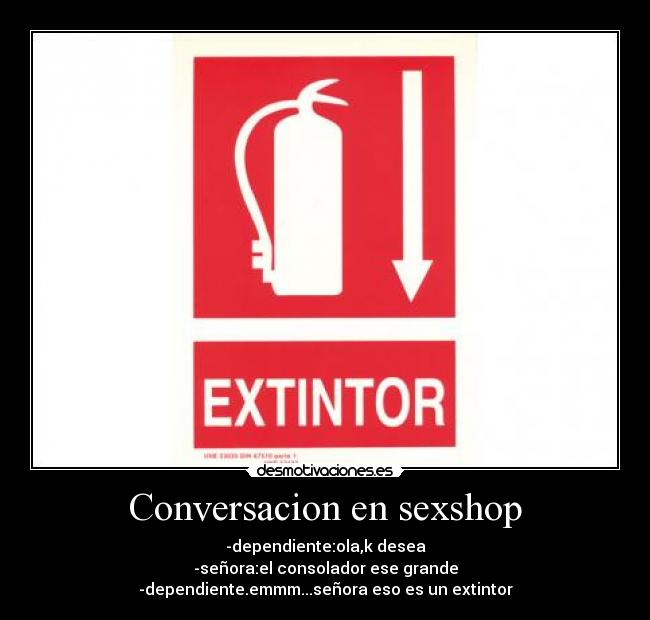 Conversacion en sexshop - 