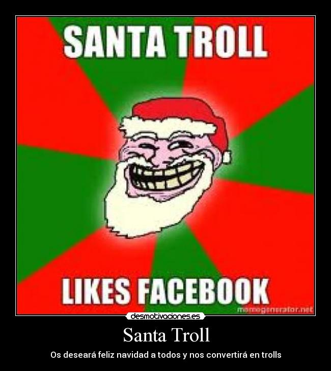 Santa Troll -