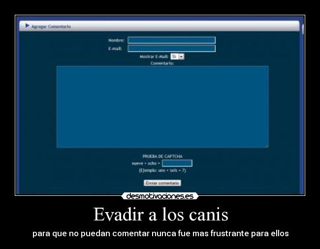 carteles canis desmotivaciones