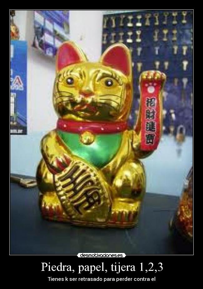 Piedra, papel, tijera 1,2,3 -