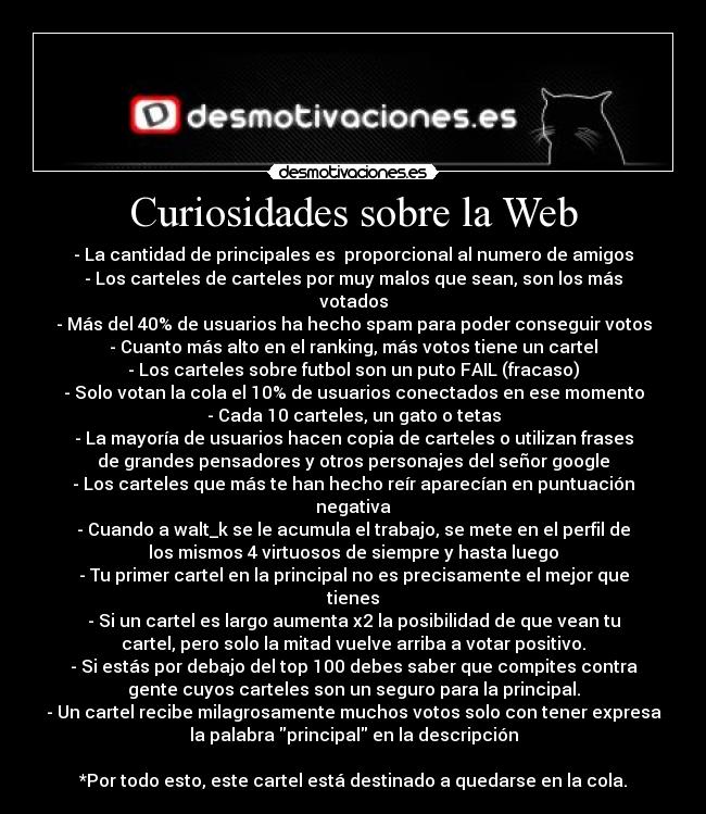 Curiosidades sobre la Web -