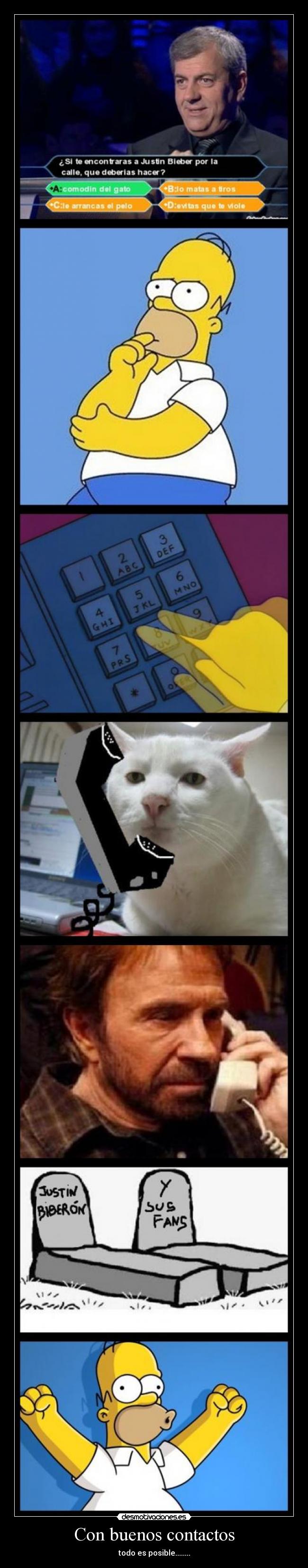 Con buenos contactos - todo es posible........