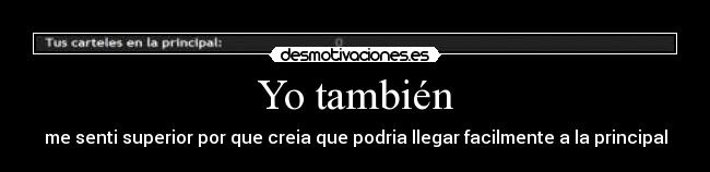 Yo también -