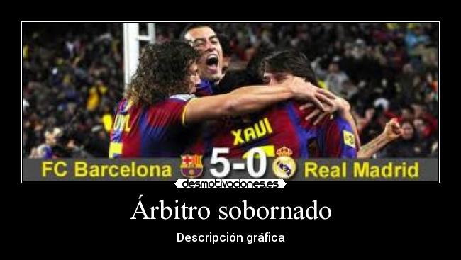 Árbitro sobornado -