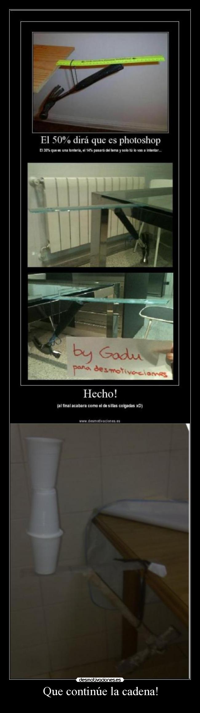 Que continúe la cadena! -